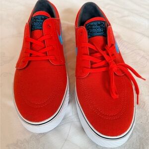 Nike Stefan Janoski Red and Blue Sneakers